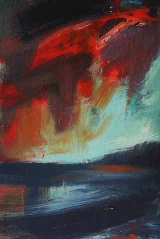 Toward Iona,Mull.40 by 30cm.
SOLD