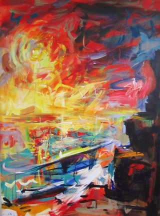 Knockvologan Beach,
Mull,
76 x 102cm SOLD