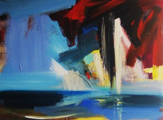 Atmospherics over The Forth,80x60cm. SOLD