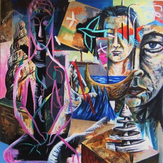 State of .mind.90x90cm.Sold