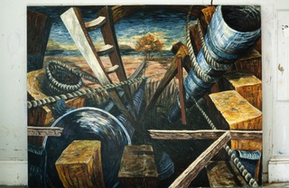 Vortex.8x6ft.Oil on canvas.