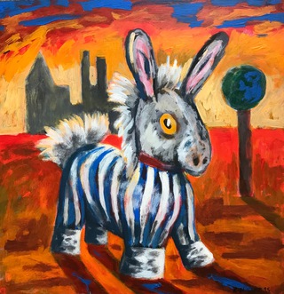 Parent world 1.40x40cm.Acrylic on paper.