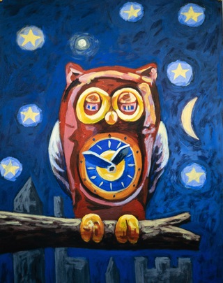 Parent world 3.60x50cm.Acrylic on aper.