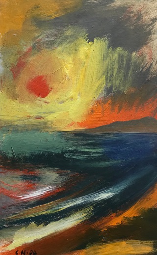 Wester Ross,30x20cm.Acrylic on card.Available.