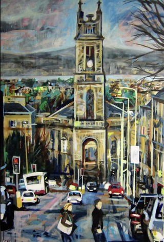 St Stephens,Howe St.90x60cm.Commission.