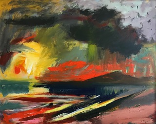 WesterRoss Coast.60x50cm.Acrylic on canvas.Available.