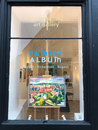 Family Exhibition 2024 with Pamela Richardson artist and Hannah Nugent artist.